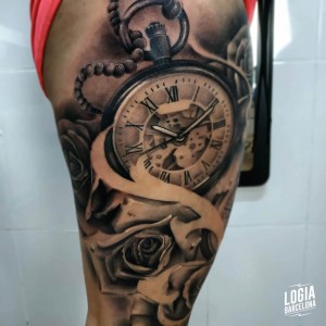 tatuaje_muslo_reloj_rosa_logiabarcelona_arko_13